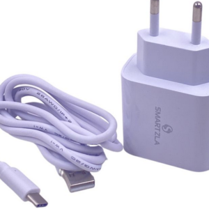 Kit Carregador De Parede Smartzla Sat012c 3 Usb + Cabo Usb Type C