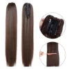 Aplique Cabelo 150g Ondulado Castanho Escuro Rabo De Cavalo - Image 2